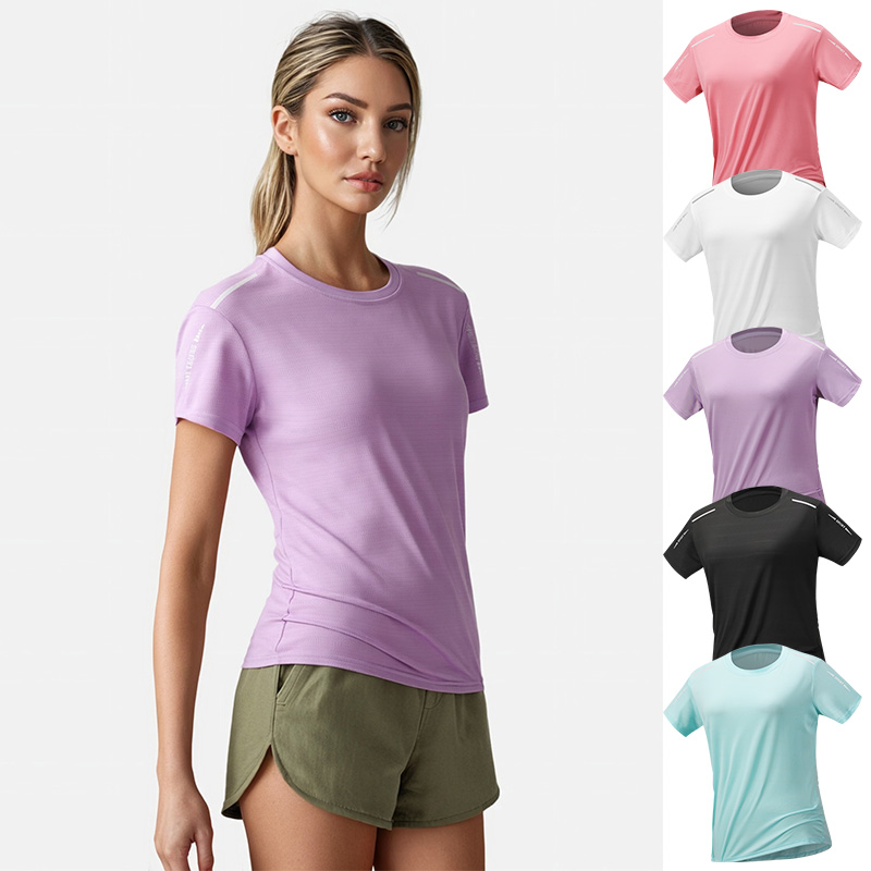 Silk Blouse - Schnell trocknendes Lauf-T-Shirt für Damen, Eisseide,