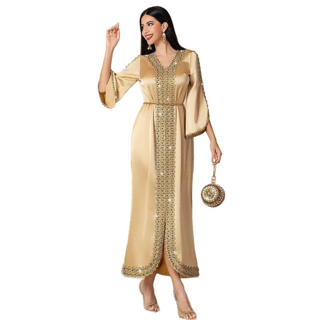 Elegantes Strass-Stickerei-Kle – Evening Gown Bewertung und Preis