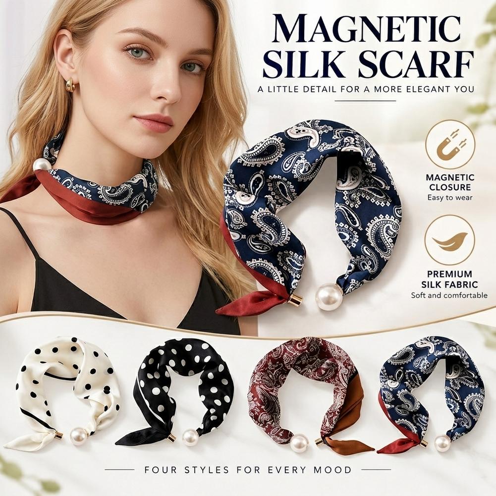 Seidenschal mit Perlenschnalle – Silk Blouse Bewertung und Preis