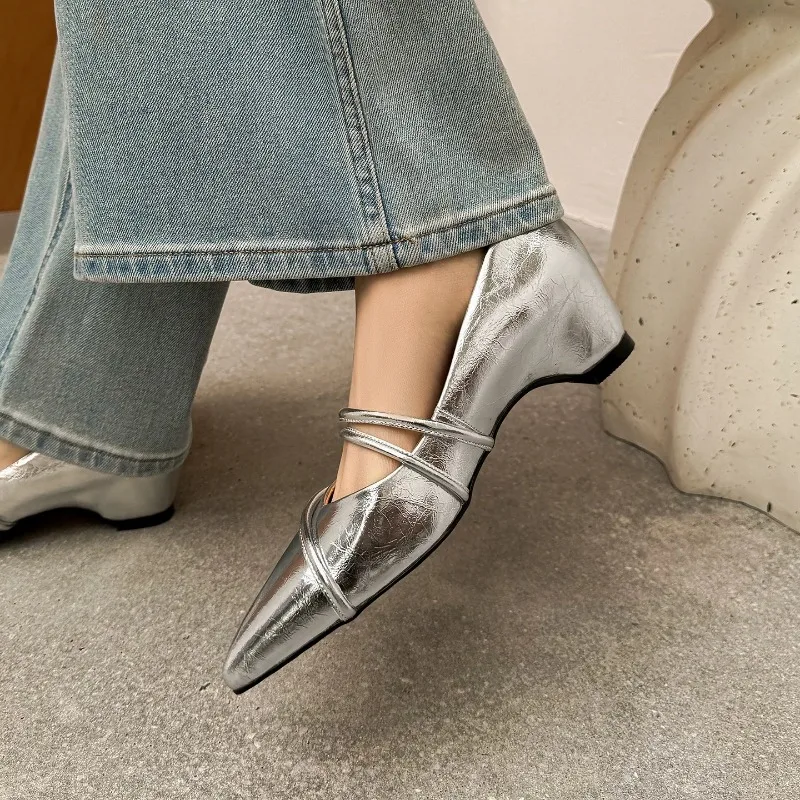 Silberne Leder-High-Heels, spi – Womens Heels Bewertung und Preis