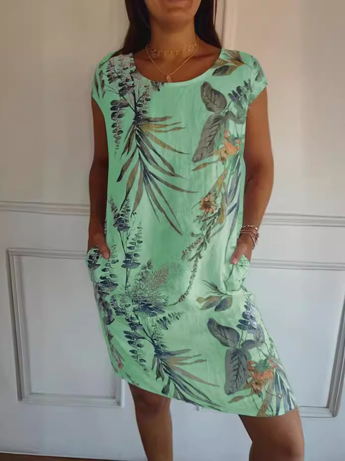 Damen-Sommerkleid aus Baumwoll – Midi Dress Bewertung und Preis