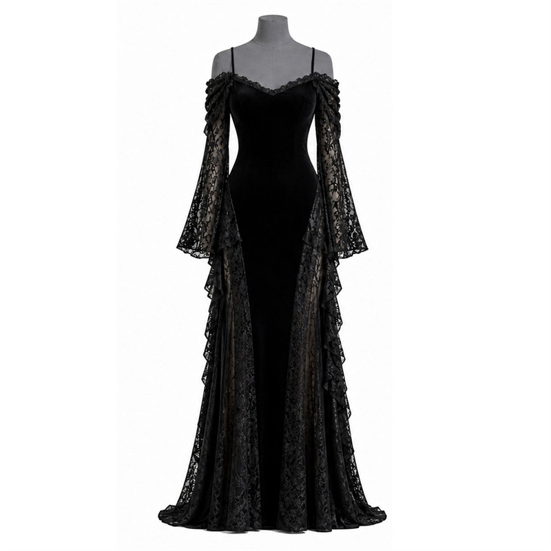 Halloween Hexenkönigin Cosplay – Evening Gown Bewertung und Preis
